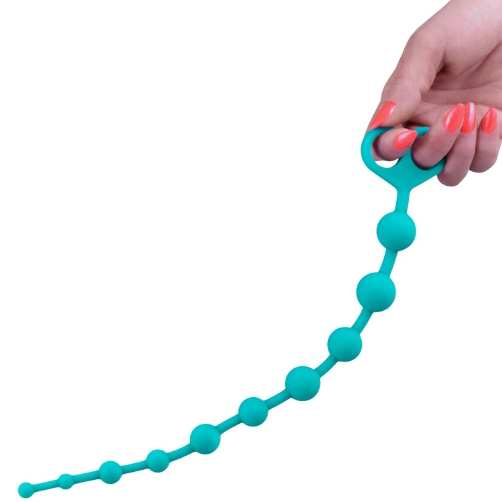 Anal Fantasy These Perfect Yumuşak Silikon Alıştırıcı Anal Boncuk Blue