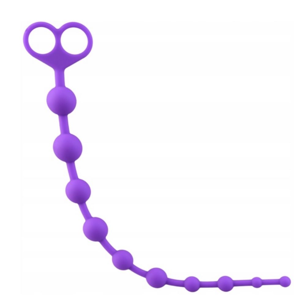 Anal Fantasy These Perfect Yumuşak Silikon Alıştırıcı Anal Boncuk Purple