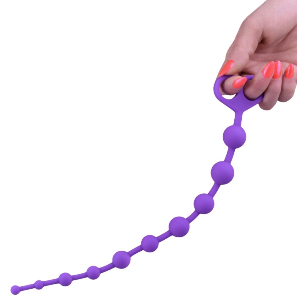 Anal Fantasy These Perfect Yumuşak Silikon Alıştırıcı Anal Boncuk Purple