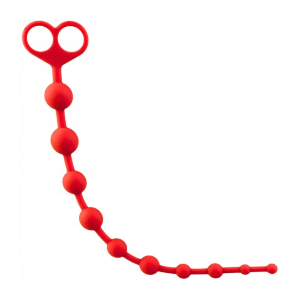 Anal Fantasy These Perfect Yumuşak Silikon Alıştırıcı Anal Boncuk Red