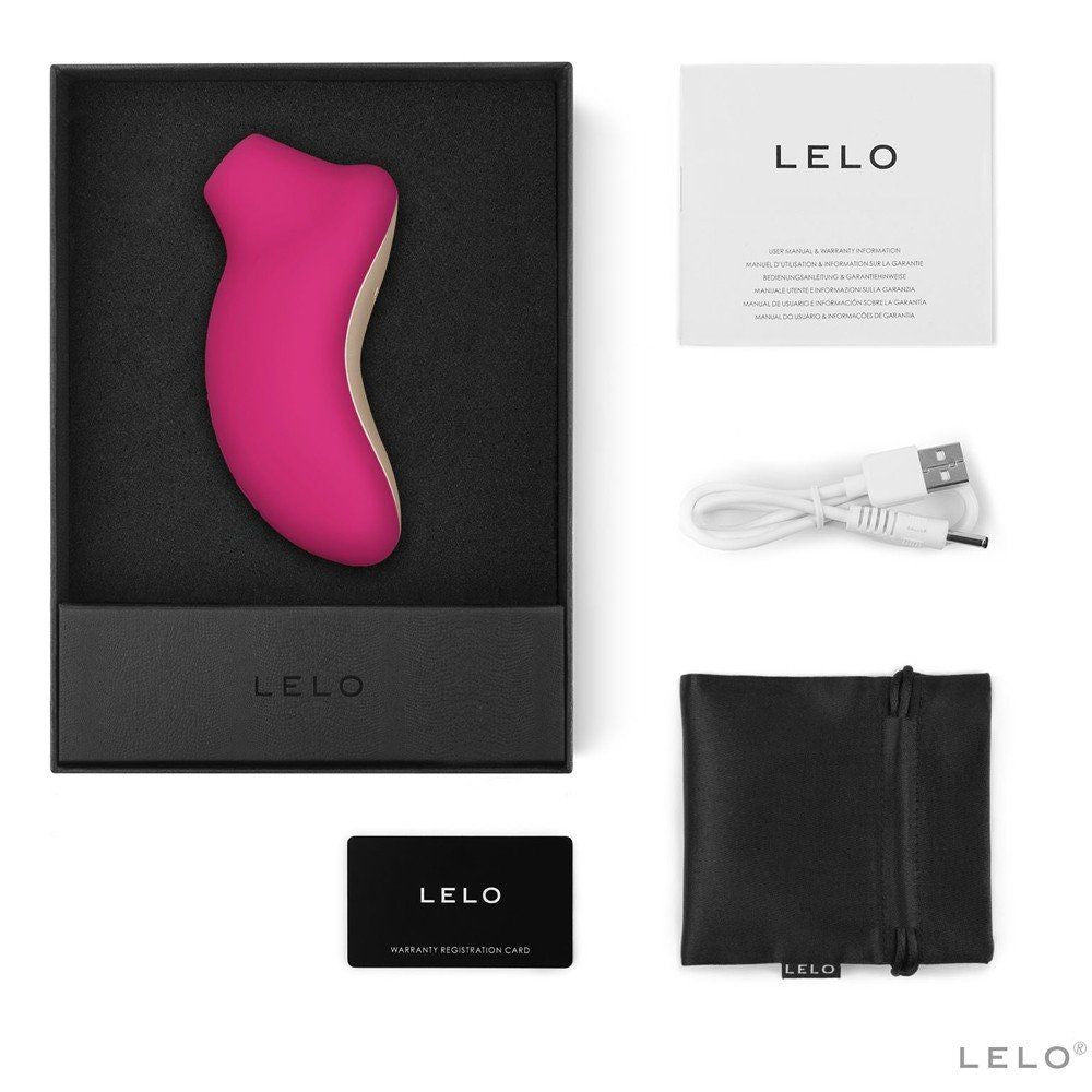Lelo Sona Cruise Sonic Clitoral Massager Emiş Güçlü Vibrator Cerise