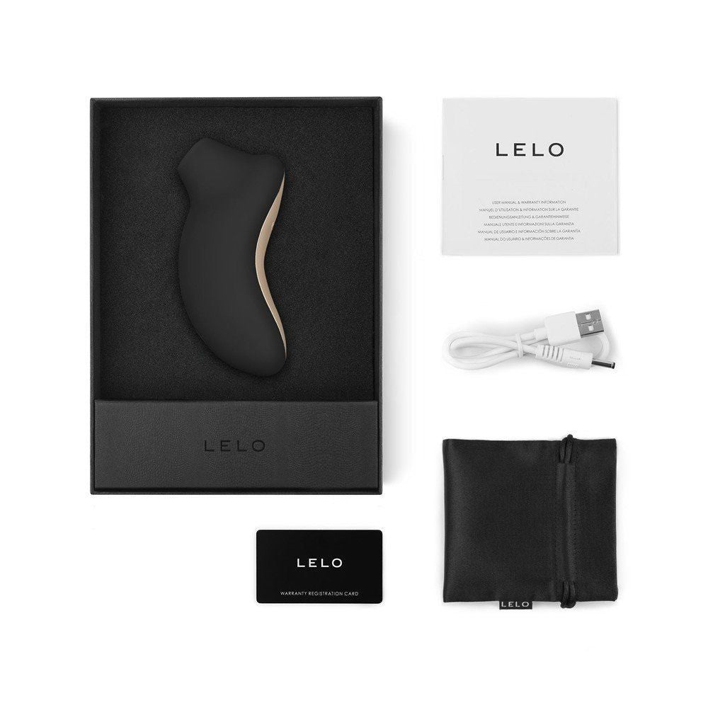 Lelo Sona Sonic Clitoral Massager Pink Emiş Güçlü Vibrator Black