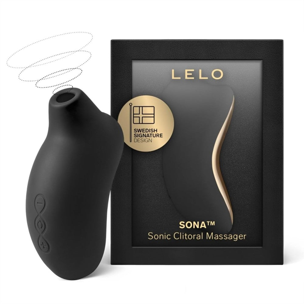 Lelo Sona Sonic Clitoral Massager Pink Emiş Güçlü Vibrator Black