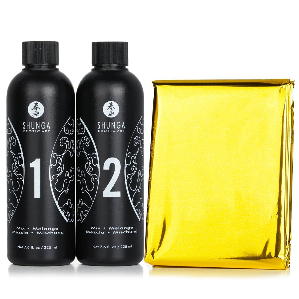 Shunga Oriental Body-to-Body Massage Gel Strawberry Jel Set