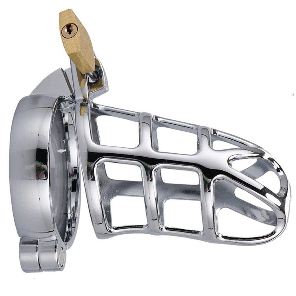 Master Male Chastity Metal Spider Cock Cage Penis Kilidi 50 mm
