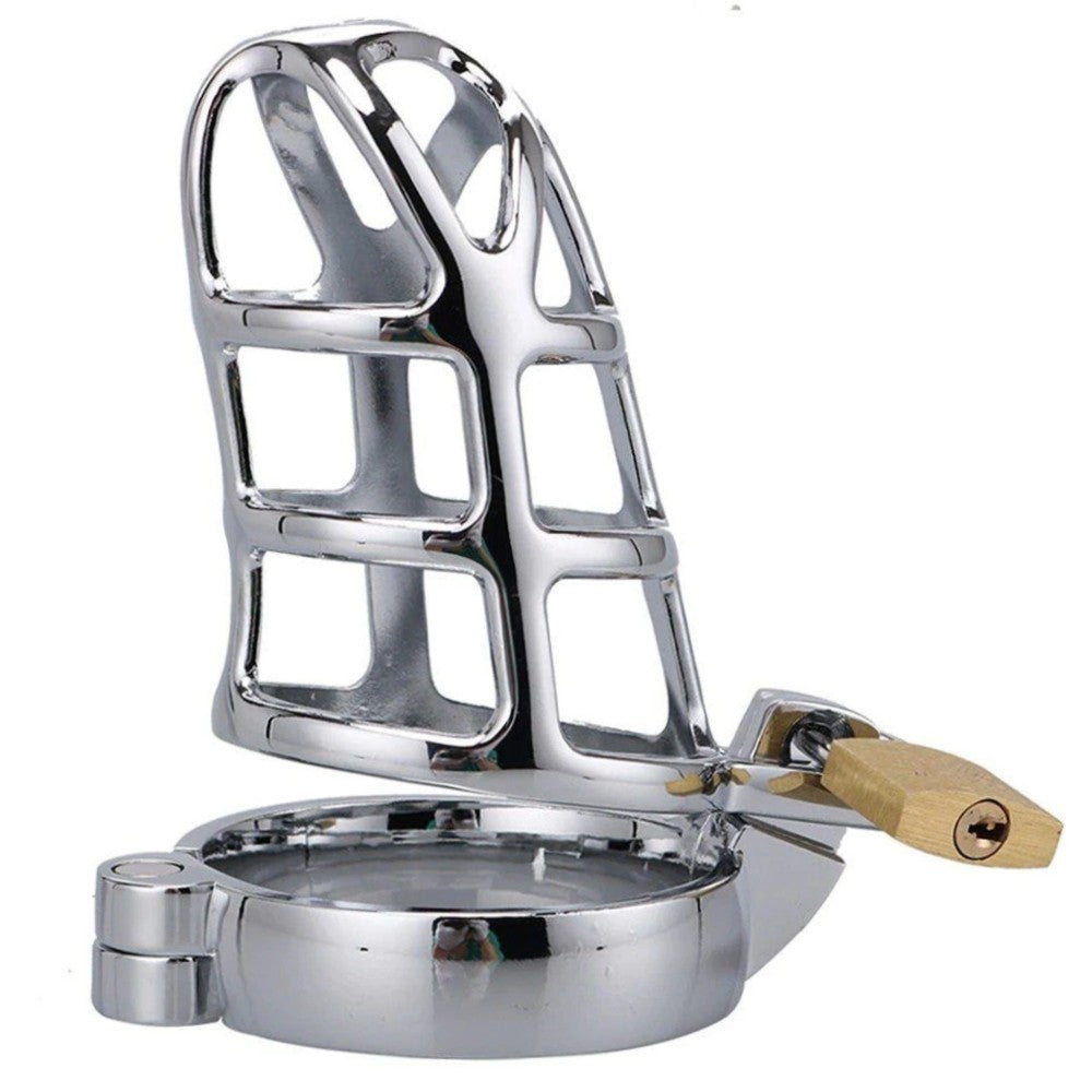 Master Male Chastity Metal Spider Cock Cage Penis Kilidi 50 mm