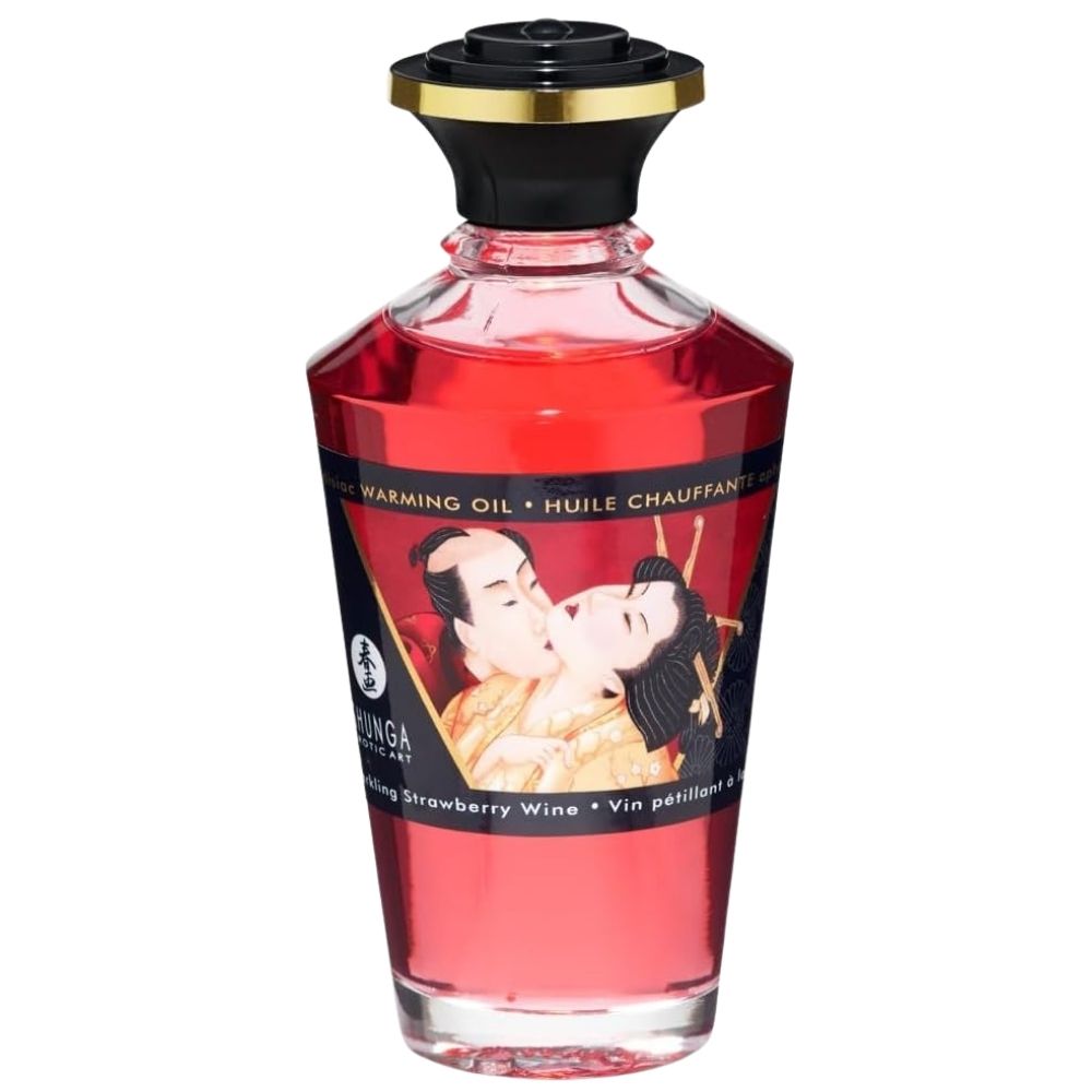 Shunga Aphrodisiac Warming Oil Strawberry Istımalı Masaj Yağı 100 ml