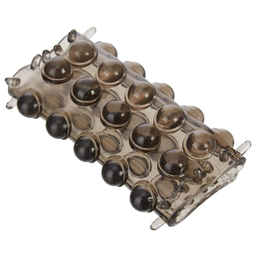 ToyJoy Smoke Power Stretchy Sleeve Tırtıklı Penis Kılıfı Gray