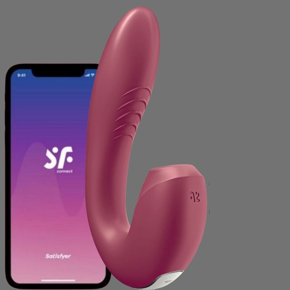 Satisfyer Sunray Telefon Kontrollü G-Spot Vibratör Bordeaux