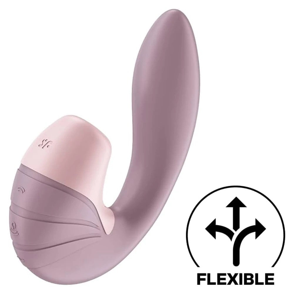 Satisfyer Supernova Insertable Double Emiş Güçlü Vibrator Old Rose