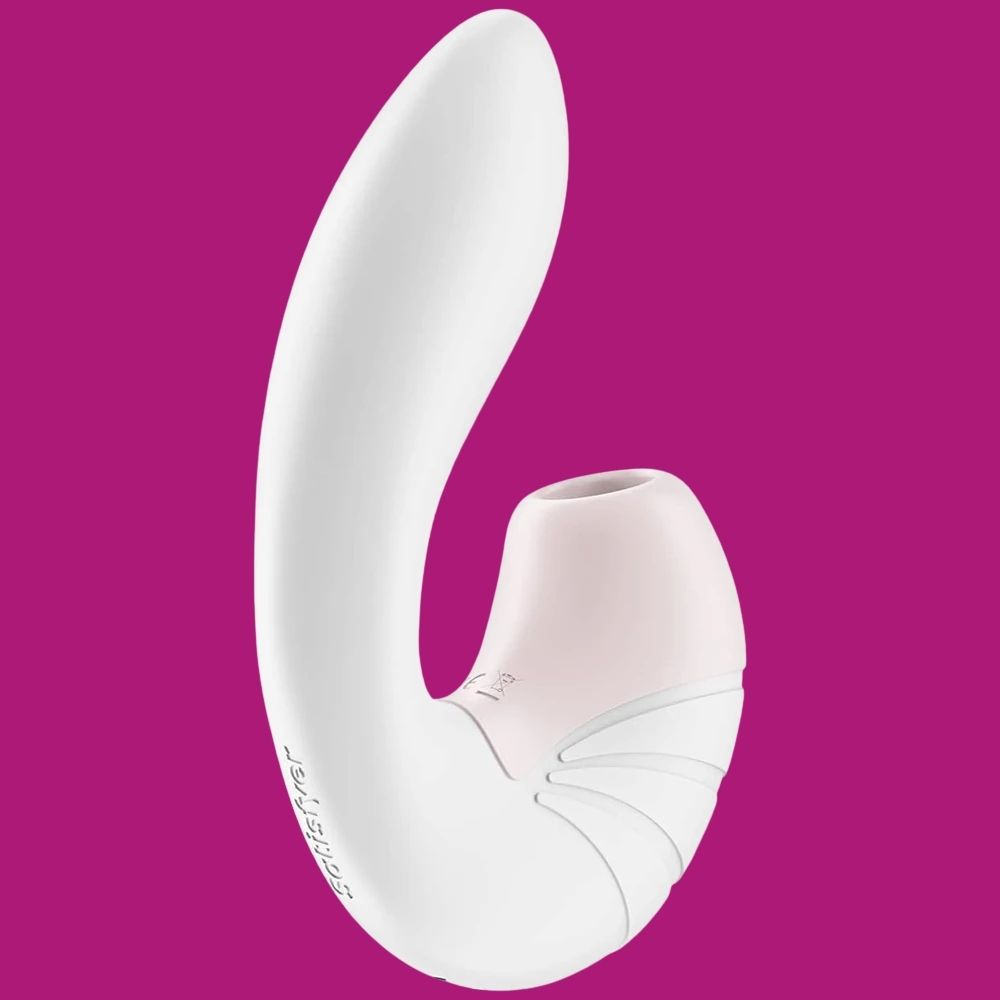 Satisfyer Supernova Insertable Double Emiş Güçlü Vibrator White