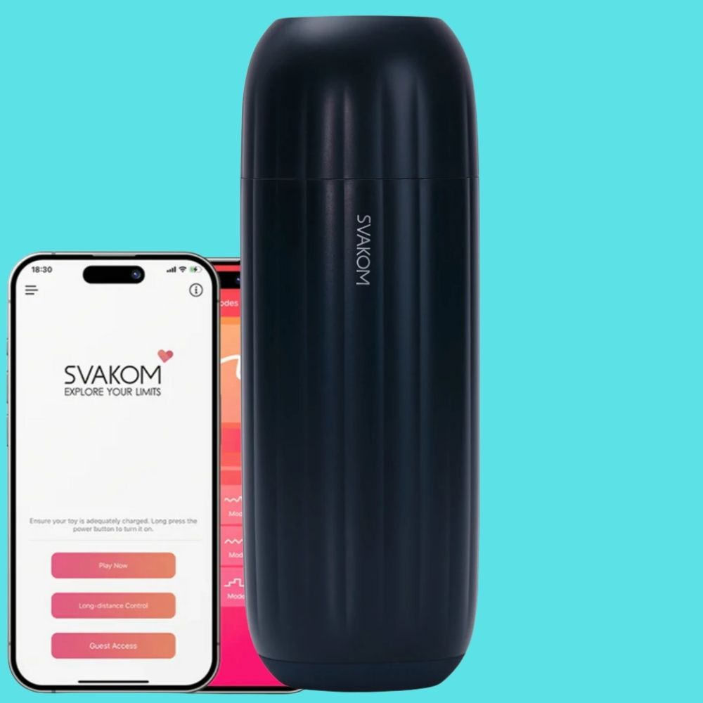 Svakom Sam Neo 2 Pro Interactive Heating Sucking Telefon Kontrol Masturbator