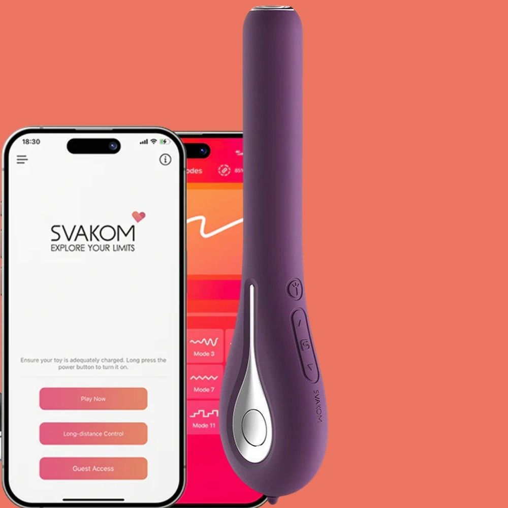 Svakom Siime Eye Akıllı Telefon Uyumlu Kameralı G Spot ve Klitoris Uyarıcı Vibrator