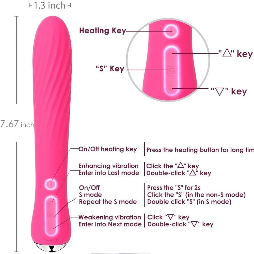 Svakom Anya Flexible Warming Isıtmalı Vibrator