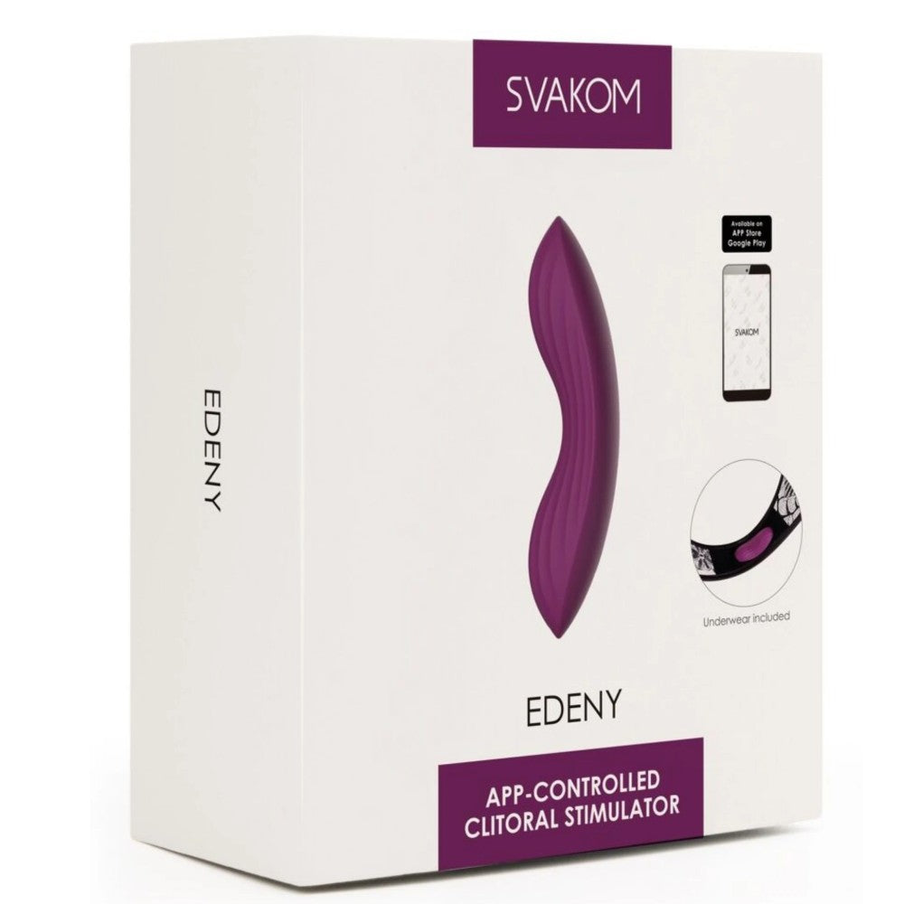Svakom Edeny Interactive Clitoral Panty Telefon Kontrollü Giyilebilir Vibrator