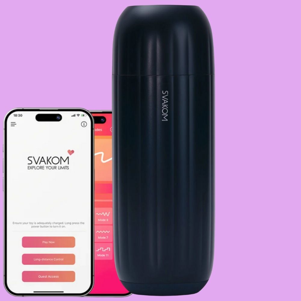 Svakom Sam Neo 2 Telefon Kontrollü İnteraktif Emme ve Titreşimli Mastürbatör