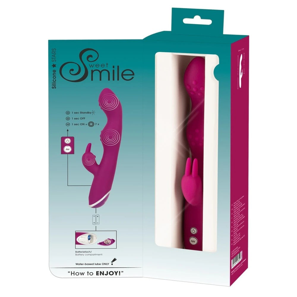 Sweet Smile 3 Motor A & G-Spot Double Rabbit Vibrator