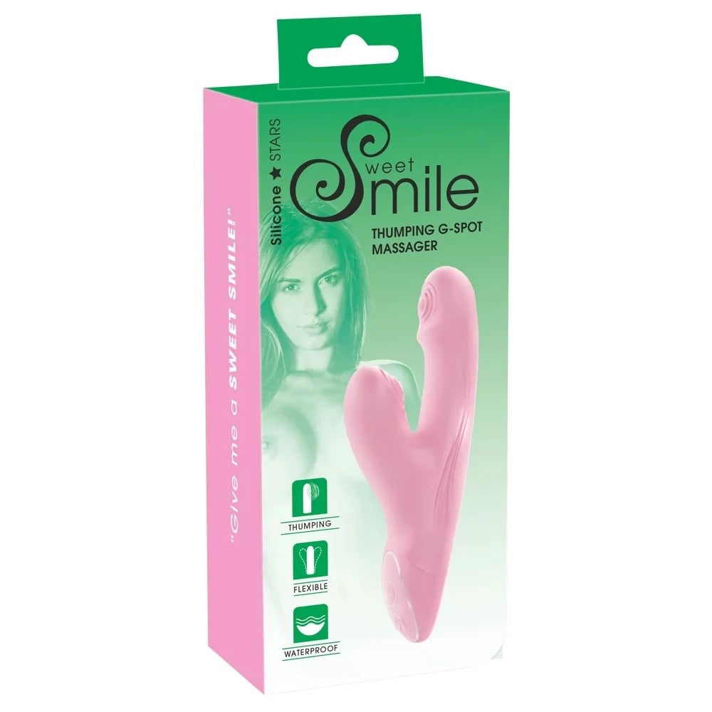 Sweet Smile Thumping G-Spot Vuruşlu Rabbit Vibrator