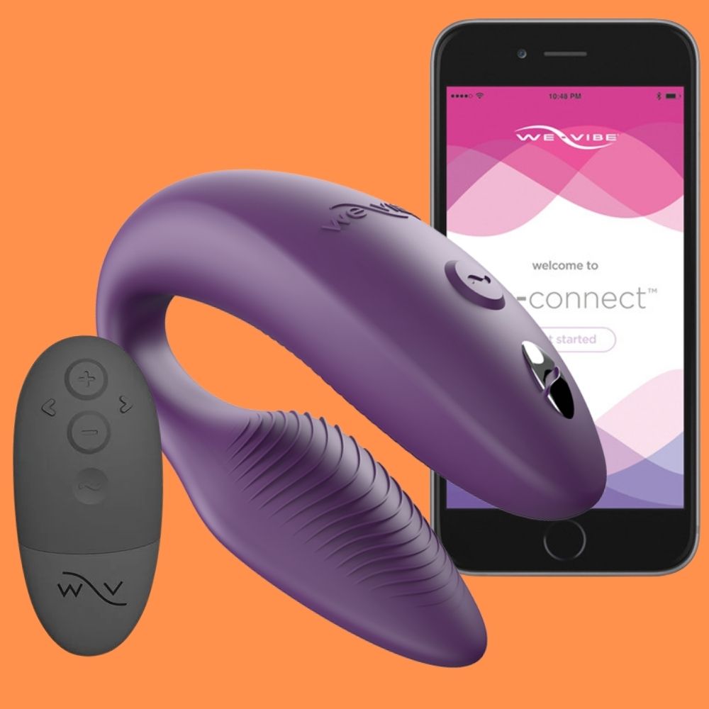 We-Vibe Sync 2 Remote App Controlled Couples Vibrator Purple