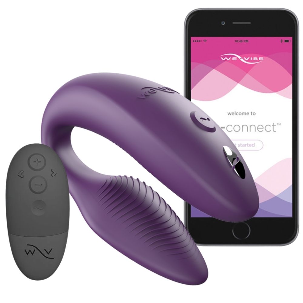 We-Vibe Sync 2 Remote App Controlled Couples Vibrator Purple