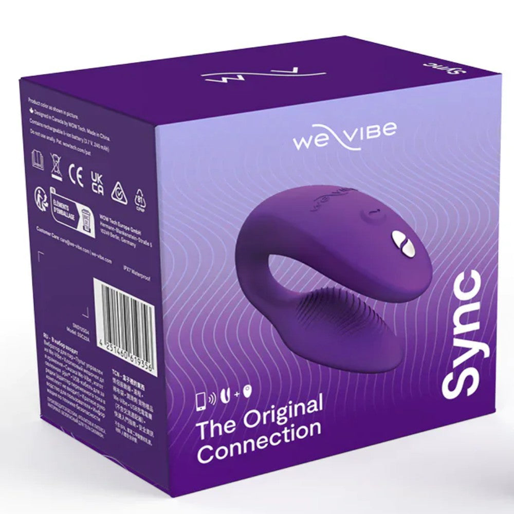 We-Vibe Sync 2 Remote App Controlled Couples Vibrator Purple