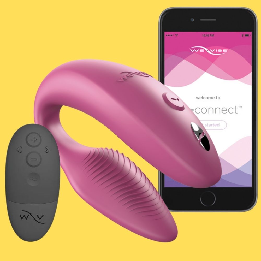 We-Vibe Sync 2 Remote App Controlled Couples Vibrator Pink