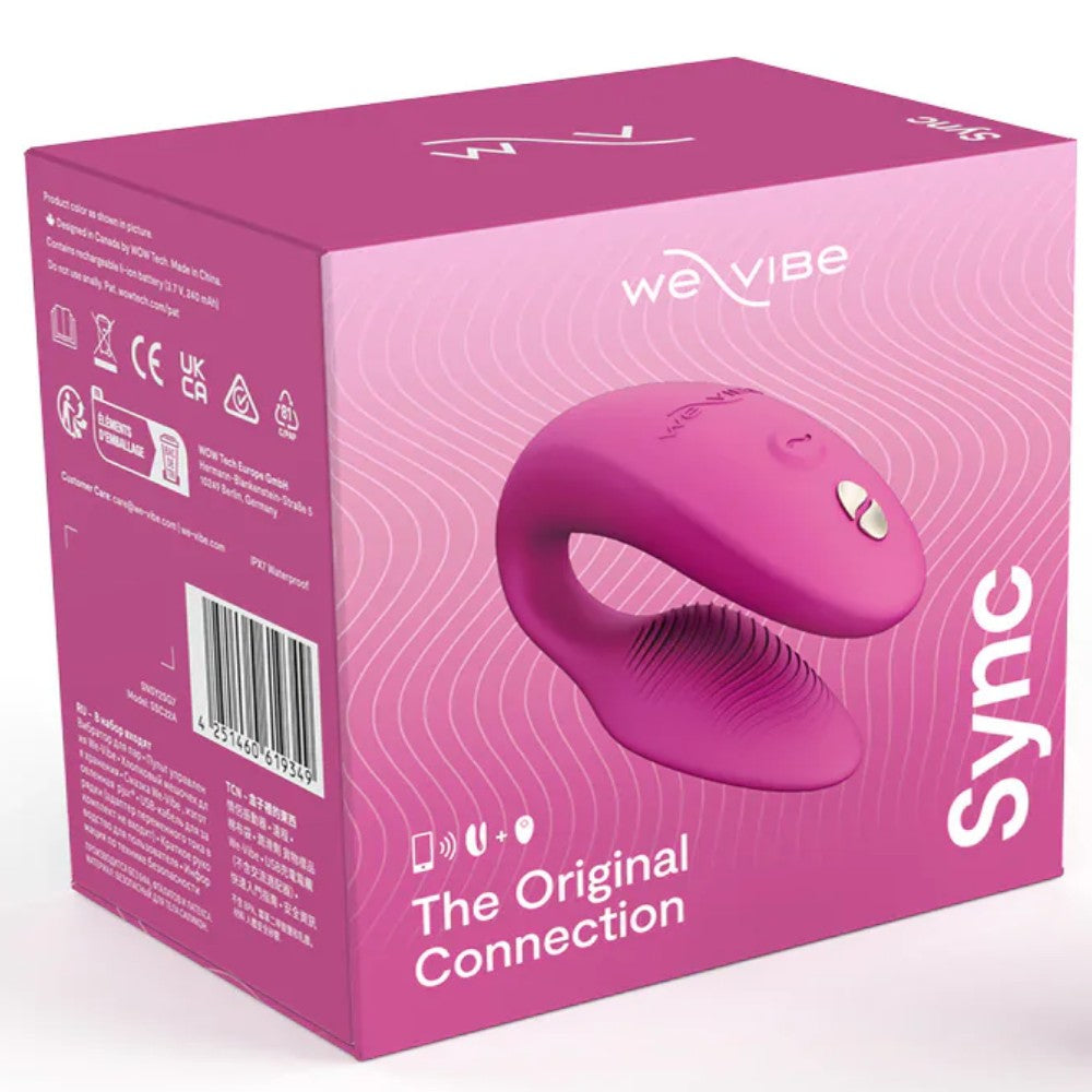 We-Vibe Sync 2 Remote App Controlled Couples Vibrator Pink