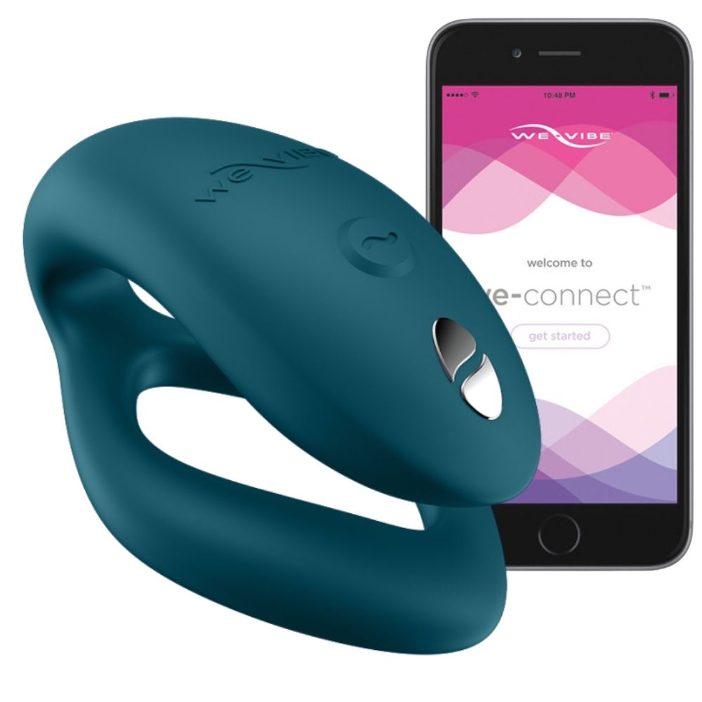 We-Vibe Sync O Remote App Controlled Couples Vibrator Green Velvet
