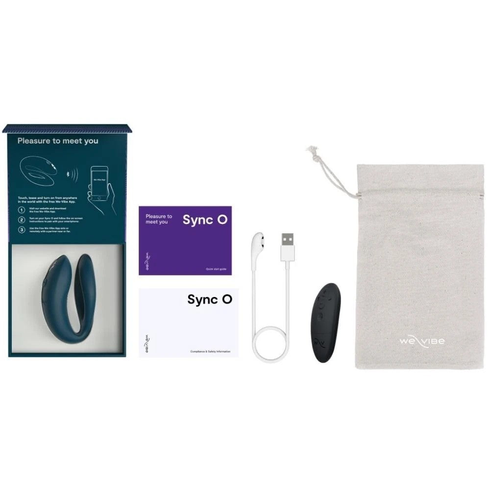 We-Vibe Sync O Remote App Controlled Couples Vibrator Green Velvet