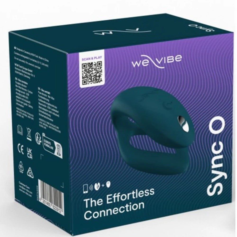 We-Vibe Sync O Remote App Controlled Couples Vibrator Green Velvet