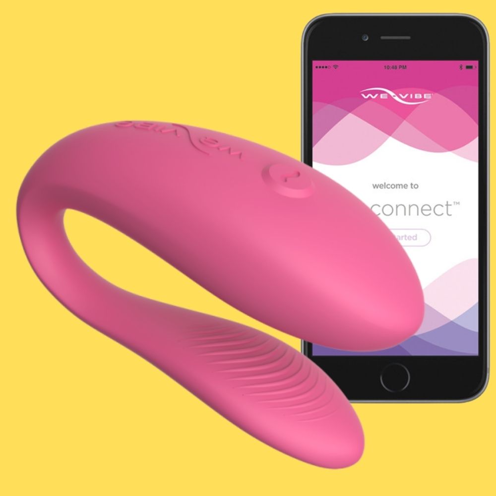 We-Vibe Sync Lite App Controlled Rechargeable Couples Vibrator Pink