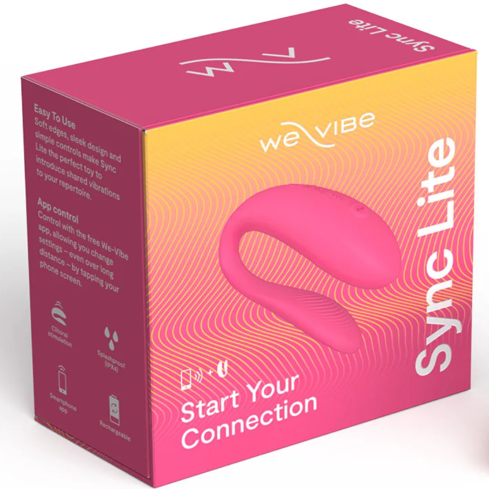 We-Vibe Sync Lite App Controlled Rechargeable Couples Vibrator Pink