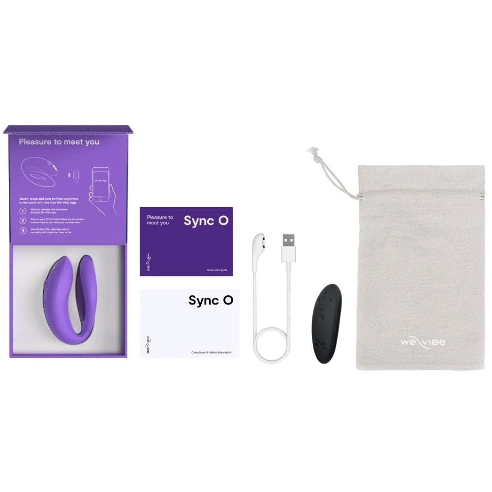 We-Vibe Sync O Remote App Controlled Couples Vibrator Light Purple