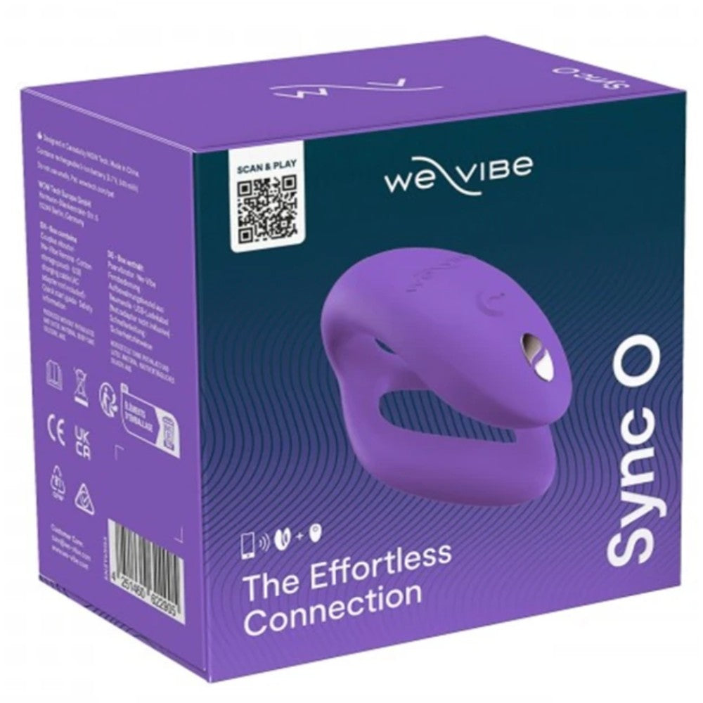 We-Vibe Sync O Remote App Controlled Couples Vibrator Light Purple