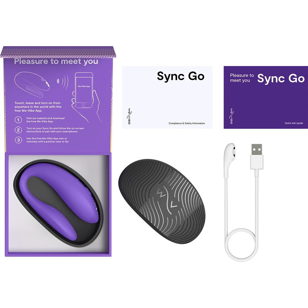 We-Vibe Sync Go Uygulama Kontrollü Partner Vibratör Purple