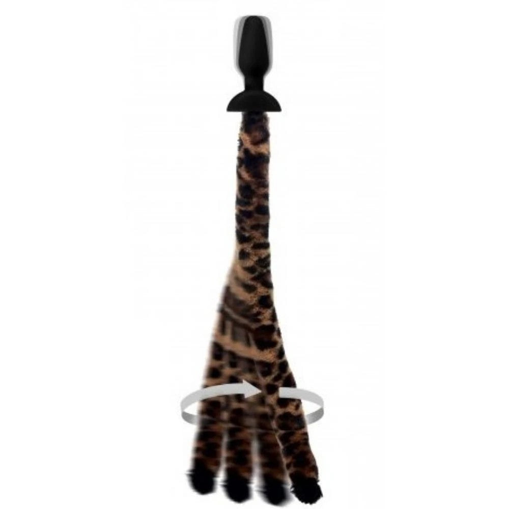 Xr Tailz Waggerz Hareketli Leopar Kuyruklu Remote Control Anal Plug
