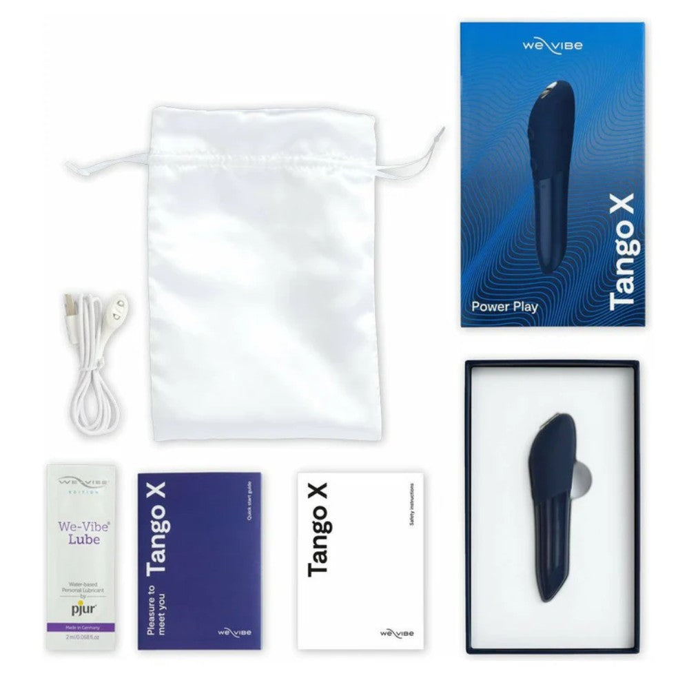 We-Vibe Tango X Power Play Şarjlı Mini Vibrator Midnight Blue