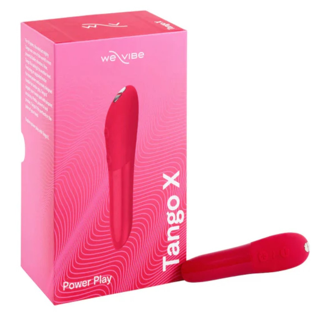 We-Vibe Tango X Power Play Şarjlı Mini Vibrator Cherry Red