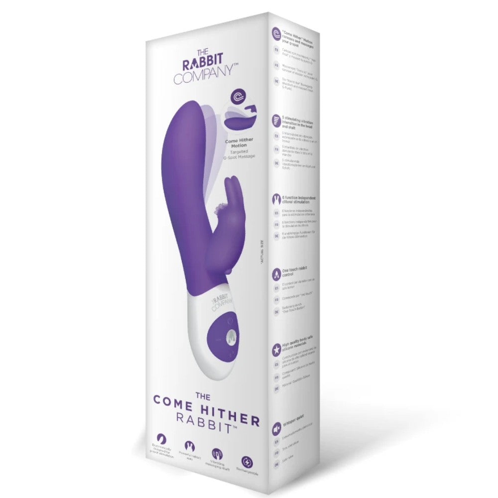 The Rabbit Company Come Hither Oynarbaşlı Rabbit Vibratör Purple