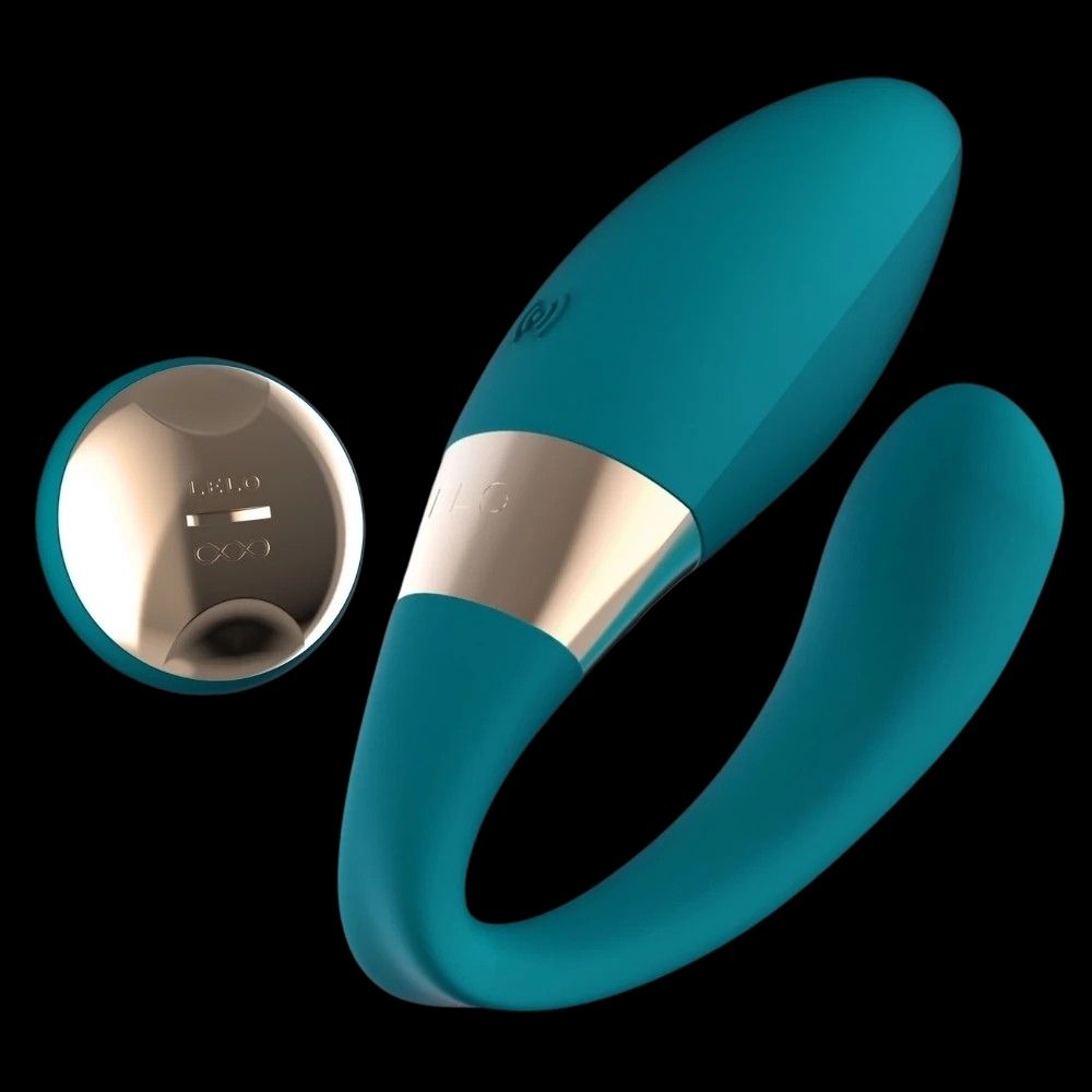 Lelo Tiani Duo Dual Action Couples Massager Uzaktan Kumandalı Vibrator Ocean Blue