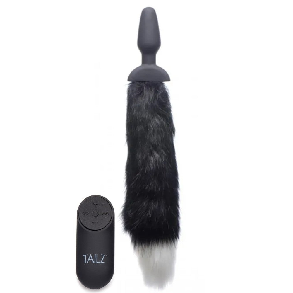 Xr Brands Tailz Waggerz Moving And Vibrating Fox Tail Remote Control Anal Plug