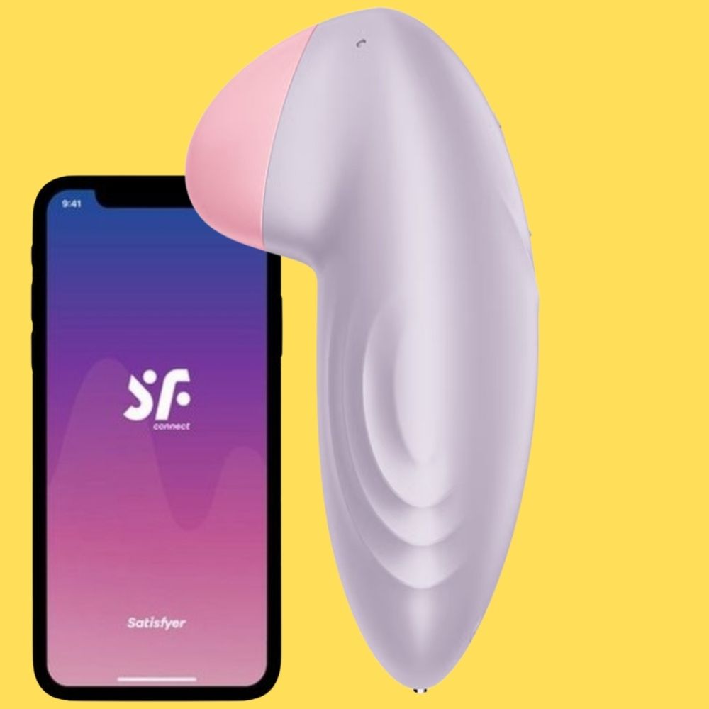 Satisfyer Tropical Tip Lay-On Telefon Kontrollü Vibratör Lilac