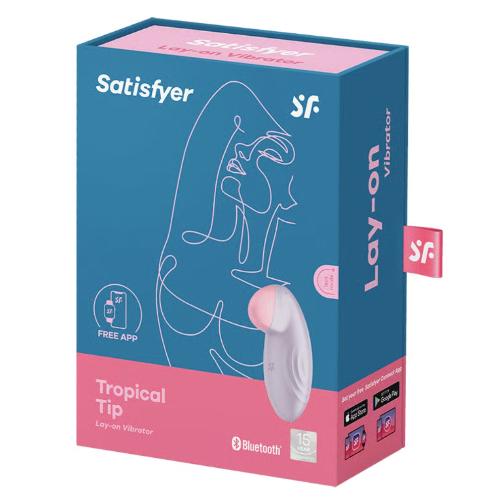 Satisfyer Tropical Tip Lay-On Telefon Kontrollü Vibratör Lilac