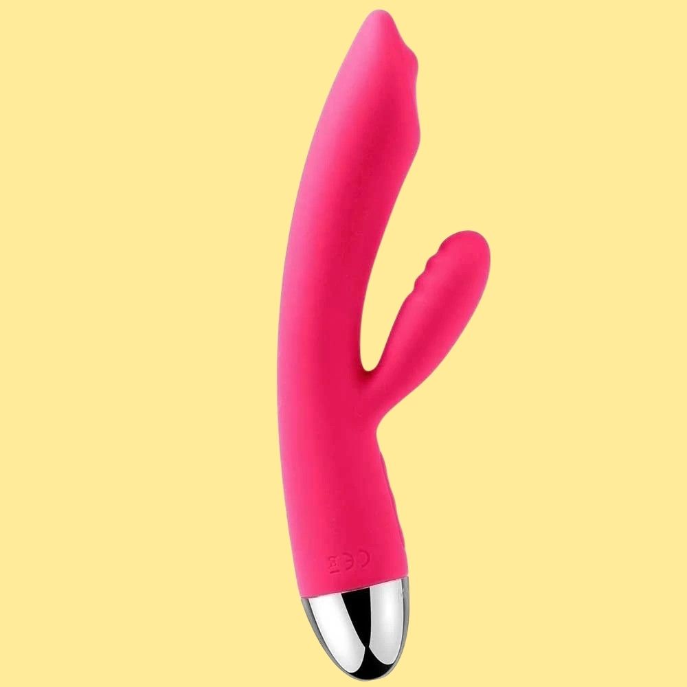 Svakom Trysta Dual-Motor Targeted Rolling-Bead G-spot Clitoris Vibrator Pink