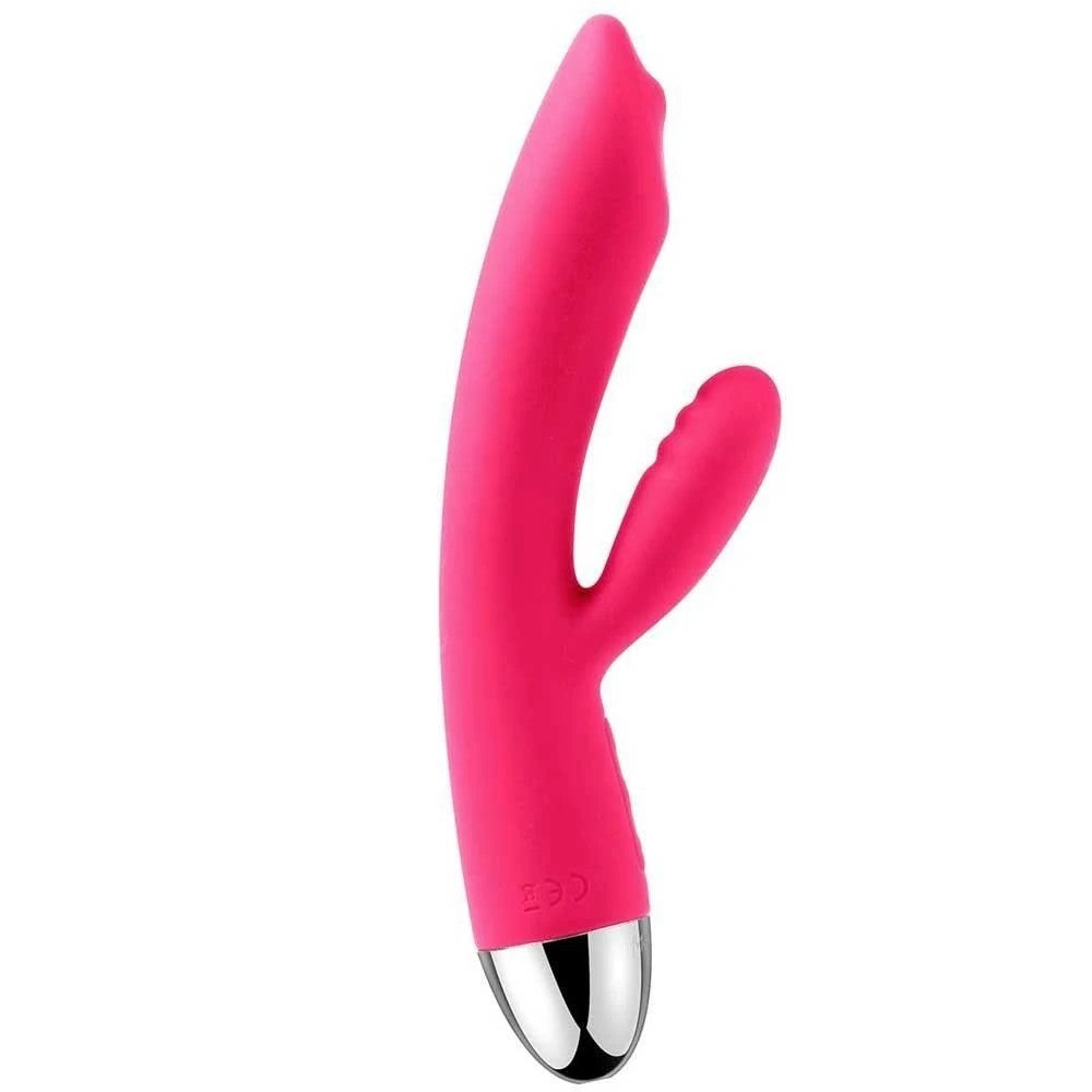 Svakom Trysta Dual-Motor Targeted Rolling-Bead G-spot Clitoris Vibrator Pink