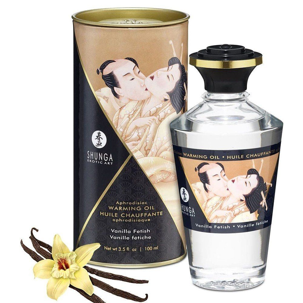 Shunga Aphrodisiac Warming Oil Vanilla Isıtmalı Masaj Yağı 100 ml