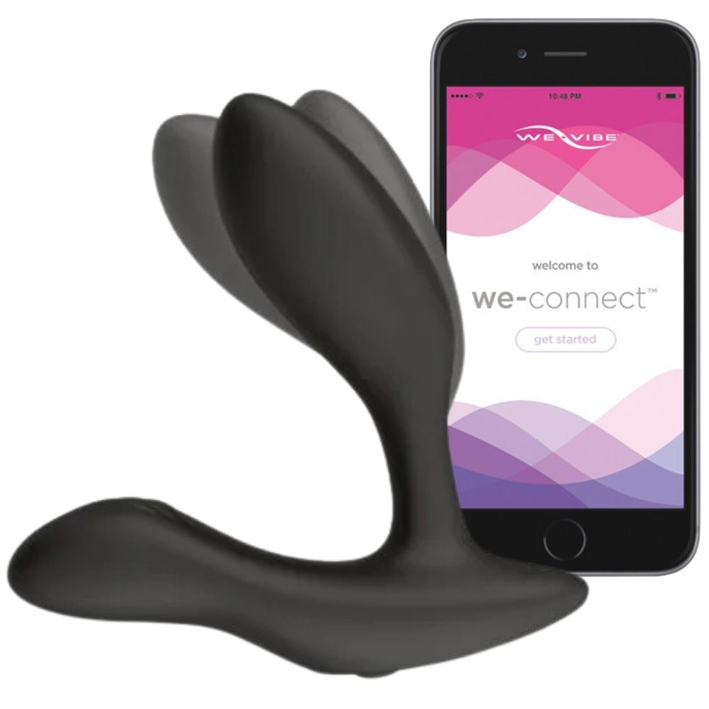 We-Vibe Vector+ Remote Control Enabled Prostat Masaj Vibrator Black