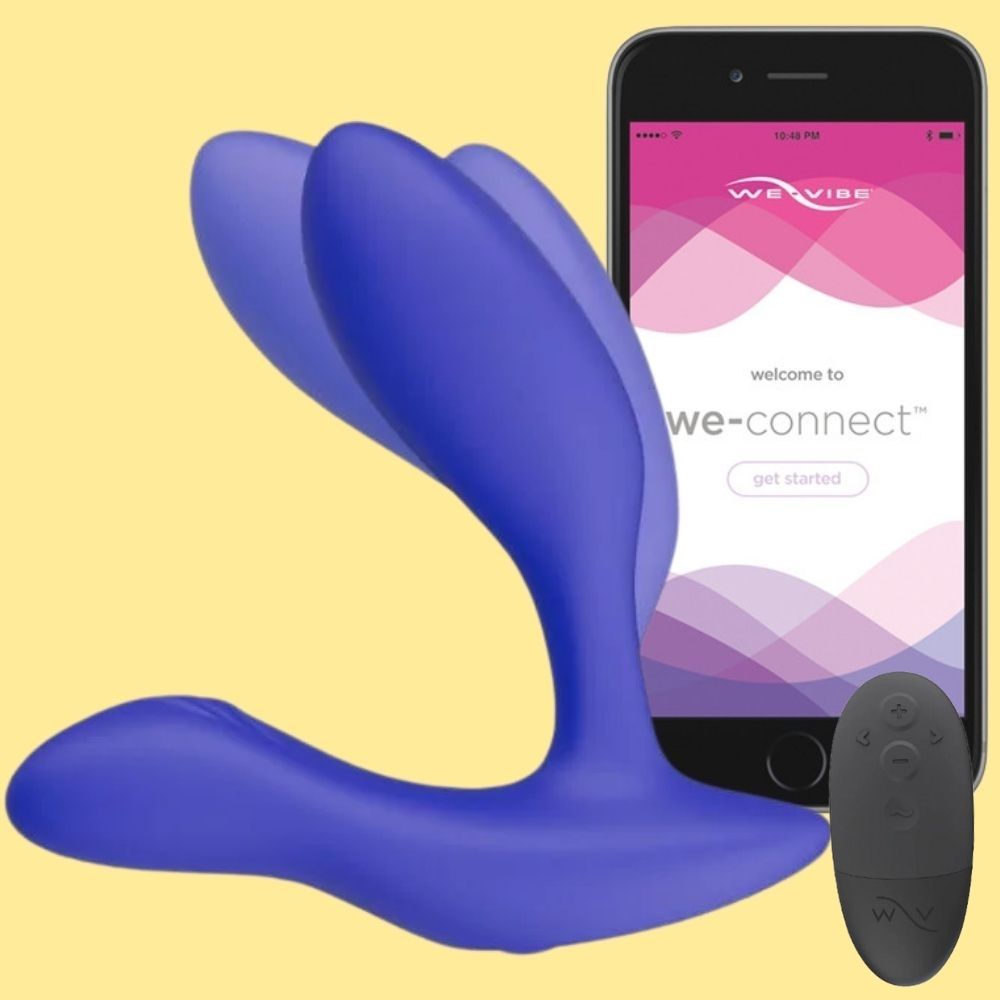 We-Vibe Vector+ Remote Control Enabled Prostat Masaj Vibrator Royal Blue