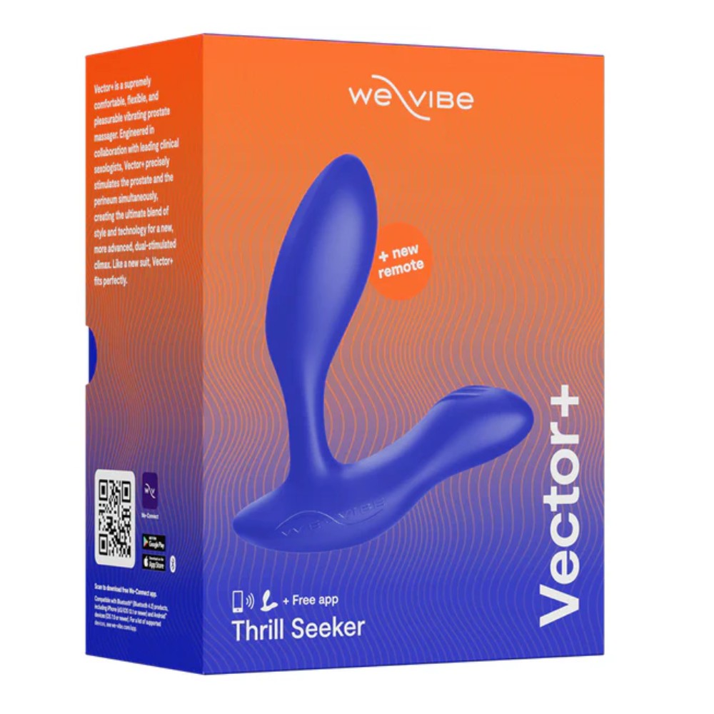 We-Vibe Vector+ Remote Control Enabled Prostat Masaj Vibrator Royal Blue