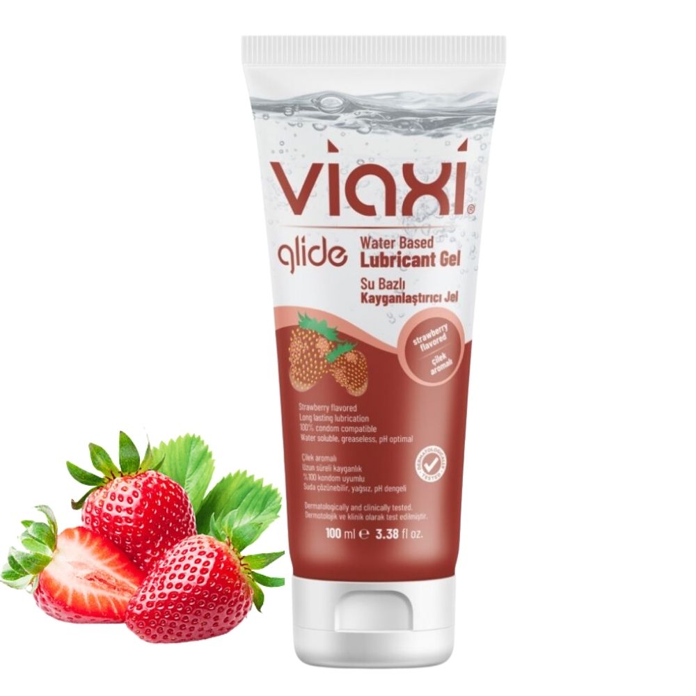 Viaxi Glide Çilekli Kayganlaştırıcı Jel 100 ml